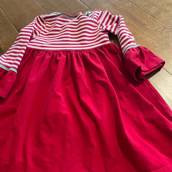 Bonnie Jean girls dress size 4 t red white Christmas - Picture 5 of 6